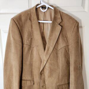 Men's Western Sport coatSuede feel